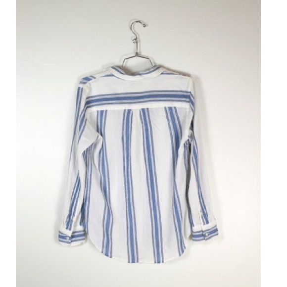 J Crew crinkled popover shirt - Picture 4 of 8